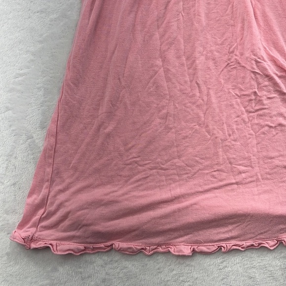 PLAY Kickee Pants 3T Bamboo Pink Ruffle Short Sleeve Swing Dress - Picture 2 of 15